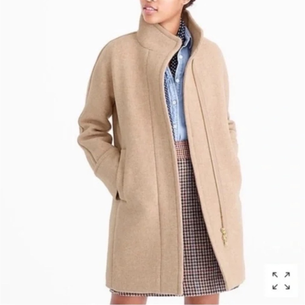 J Crew Stadium Cloth Wool Coat